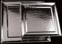 GET Enterprises Stainless Steel Square Serving Tray, 14 inch