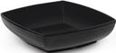 GET Enterprises Milano Melamine Black Square Bowl, 3 Quart -- 6 per case