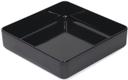 GET Enterprises Milano Melamine Black Square Bowl, 5.7 Quart -- 6 per case