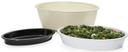 GET Enterprises Melamine White Oval Casserole Dish, 9 Quart -- 3 per case
