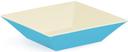 GET Enterprises Keywest Melamine Seabreeze Square Bowl, 2.5 Quart -- 6 per case