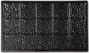GET Enterprises Melamine Black Solid Full Size Tile, 21.5 x 13 inch