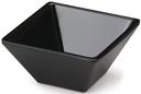 GET Enterprises Siciliano Melamine Black Square Petite Bowl, 3 Ounce -- 48 per case