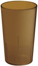 GET Enterprises SAN Plastic Amber Textured Tumbler, 8 Ounce -- 72 per case