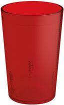 GET Enterprises SAN Plastic Red Textured Tumbler, 8 Ounce -- 72 per case