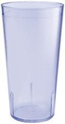 GET Enterprises SAN Plastic Blue Textured Tumbler, 32 Ounce -- 48 per case