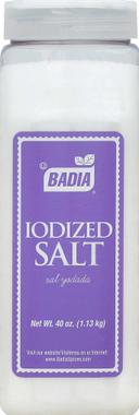 Badia Iodized Salt, 40 Ounce -- 4 per case