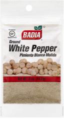 Badia Ground White Pepper, 0.5 Ounce -- 576 per case