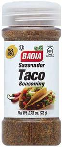 Badia Taco Seasoning, 2.75 Ounce -- 8 per case