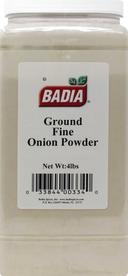 Badia Ground Fine Onion Powder, 4 Pound Bottle -- 4 per case