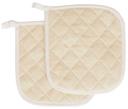 John Ritzenthaler Beige Terry Cloth Pot Holder, 8 inch -- 24 per case