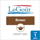 Single LeGout Brown Instant Gravy Mix, 13.29 Ounce