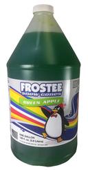 Frostee Snow Cone Green Apple Syrup, 1 Gallon -- 4 per case.
