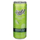 Field Day 12 Fluid Ounce Ginger Ale Sparkling Soda, 4 count -- 6 per case
