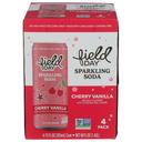 Field Day 12 Fluid Ounce Cherry Vanilla Sparkling Soda, 4 count -- 6 per case