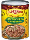 Old El Paso Refried Beans with Green Chilies, 16 Ounce -- 12 per case