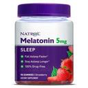 Natrol Strawberry Flavor 5mg Melatonin Sleep Support Gummies, 90 count