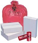 Pitt Plastics Red Perforated High Density Isolation Can Liner 17 x 18 -- 1000 per case.