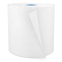 Cascades PRO Signature Compostable 1-Ply White Hardwound Roll Paper Towel, 7.5 inch x 775 Feet -- 6 rolls per case.