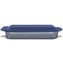 Pyrex Square Baking Dish with Plastic Lid, 3 Quart Capacity -- 4 per case