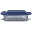 Pyrex 8 inch Square Bakeware Dish with Plastic Lid, 2 Quart Capacity -- 4 per case