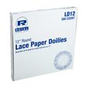 Royal Lace Doilie, 12 inch -- 5000 per case.