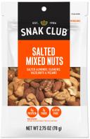 Century Snacks Snak Club Premium Pack Salted Mixed Nuts, 2.75 Ounce -- 6 per case