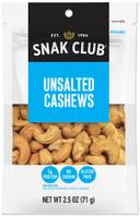 Century Snacks Unsalted Cashews, 2.5 Ounce -- 6 per case