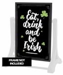 Aarco Replacement Double Sided Black Write-On Board Panel for ROC-2 The Rocker (TM)