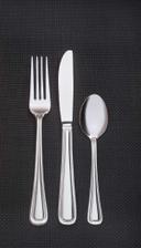 World Tableware Classic Rim Flat Handle Butter Spreader, 6 1/8 inch -- 36 per case.