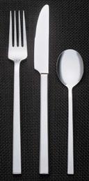 World Tableware Elexa Flat Handle Butter Spreader, 5.25 inch -- 36 per case.