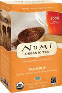 Numi Organic Rooibos Herbal Tea, 18 tea bags per pack -- 6 per case.