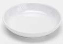 American Metalcraft White Melamine Shallow Round Bowl, 8 Ounce