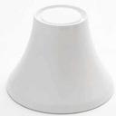 American Metalcraft Lift Collection White Melamine Pedestal, 4 7/8 inch Height