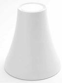 American Metalcraft Lift Collection White Melamine Pedestal, 7 1/8 inch Height