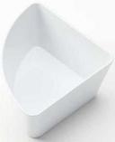 American Metalcraft White ABS Plastic Quarter Size Round Insert Only, 24 Ounce