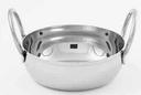 American Metalcraft Stainless Steel Balti Dish, 10 Ounce
