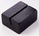 American Metalcraft Black Bamboo Card Holder, 1 1/4 inch Length