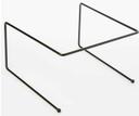 American Metalcraft Black Square Universal Stand, 7 inch Height
