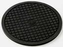 American Metalcraft Black Round Silicone Trivet, 6 3/4 inch Dia x 1/4 inch Height