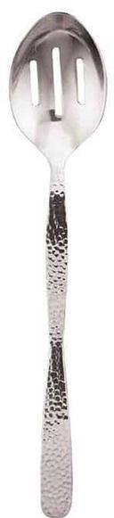 American Metalcraft Stainless Steel Hammered Finish Slotted Spoon, 12 inch Length