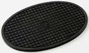 American Metalcraft Black Oval Silicone Trivet, 8 3/4 x 5 7/8 x 1/4 inch