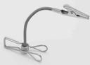 American Metalcraft Stainless Steel Double Sided Flexible Sign Clip, 6 inch Length