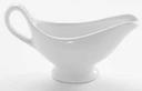 American Metalcraft Porcelain White Gravy Boat, 3 Ounce