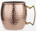 American Metalcraft Copper/Brass Hammered Finish Moscow Mule Mug, 16 Ounce