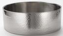 American Metalcraft 18/8 Stainless Steel Hammered Finish Double Wall Bowl, 512 Ounce