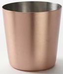 American Metalcraft Copper Satin Straight Sided Fry Cup, 14 Ounce
