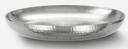 American Metalcraft 18/8 Stainless Steel Hammered Double Wall Seafood Tray, 14 inch