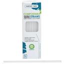 NatureZway Compostable Flexible Straws, 50 count -- 24 per case
