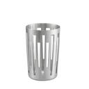 Service Ideas Mod18 Deco Brushed Stainless Sugar Stick Holder, 3 inch Width x 2.625 inch Height